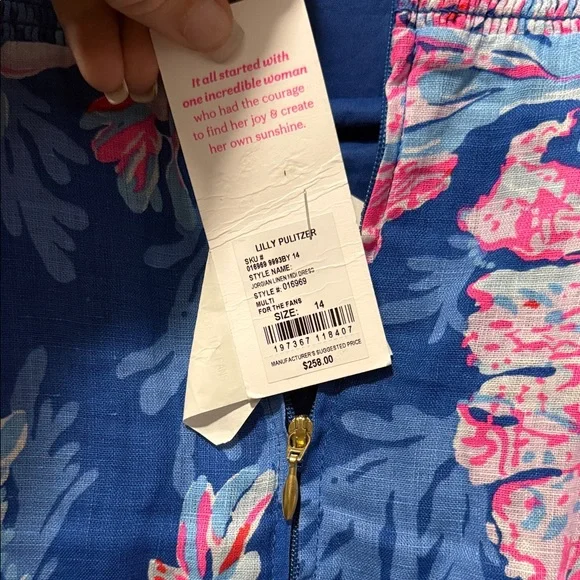 Lilly Pulitzer Jorigan Linen Midi Dress - Picture 8 of 10